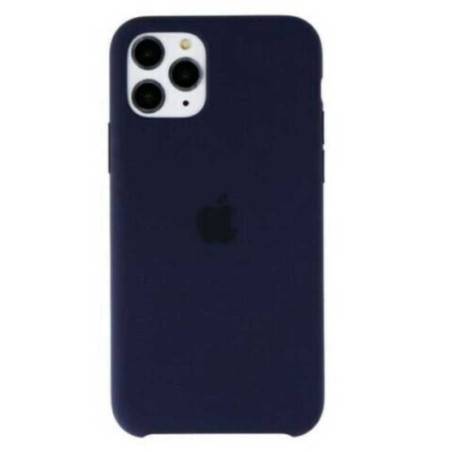 Coque en Silicone iPhone 11 Pro Max Minuit Bleu (Apple) - Pr