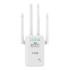 Extendeur Wifi Sans fil Longue Portée 300Mbps 4 Antennes Rég