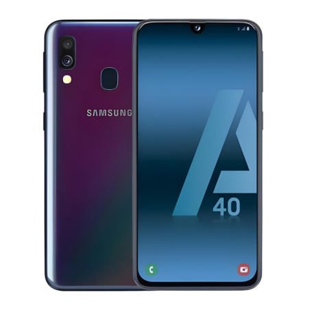 Samsung Galaxy A40 – 64GB Black, Grade B · Refurbished