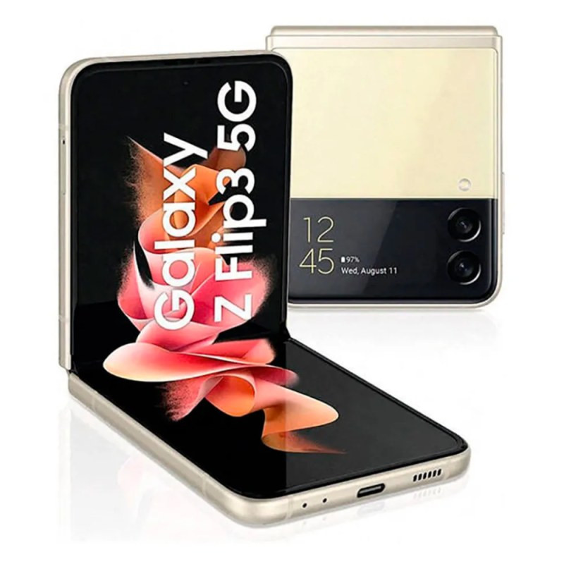 Samsung Smartphone Galaxy Z Flip3 5G – 256GB Cream · Refurbished Samsung Smartphone Galaxy Z Flip3 5G – 256GB Cream · Refurbished