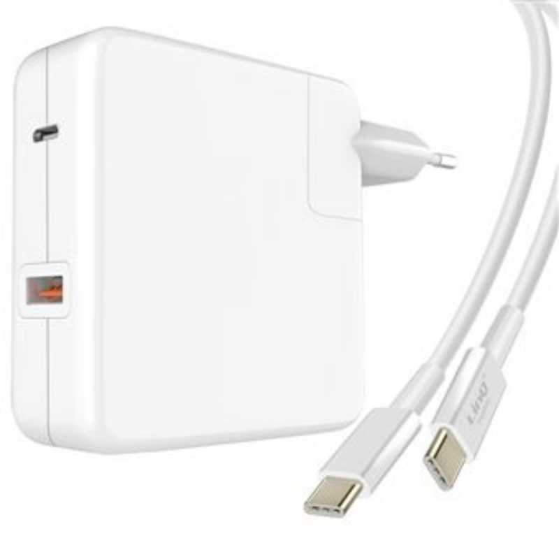 Chargeur Mural 108W Port USB C Power Delivery Port USB Câble 2m LinQ PD9080 Blanc