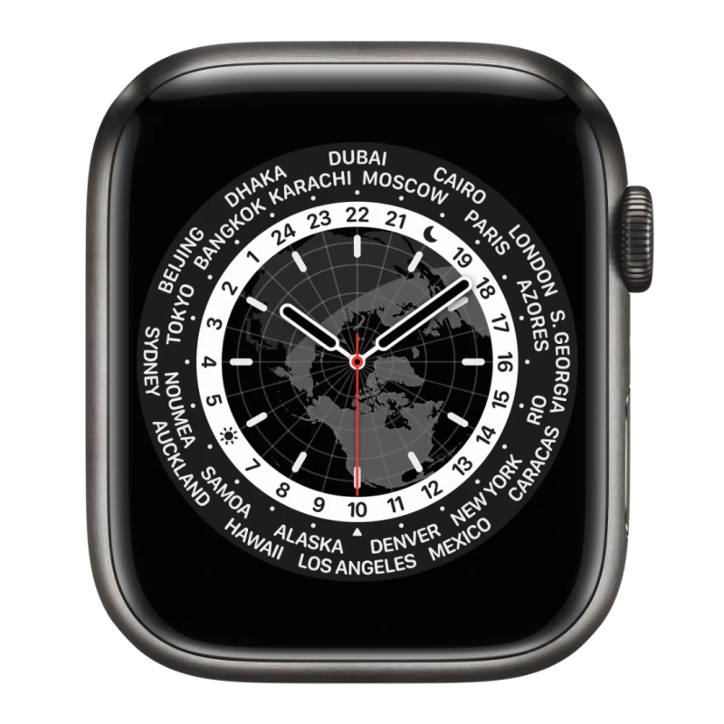Apple Watch Series 7 Cellulaire 45mm Acier Inoxydable Graphite (Sans Bracelet et Accessoires) - Grade A