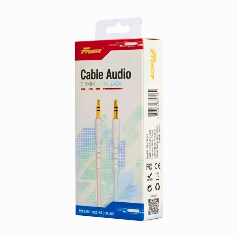Câble adaptateur double jack 3,5 mm FASR FS-AB15 Câble adaptateur double jack 3,5 mm FASR FS-AB15