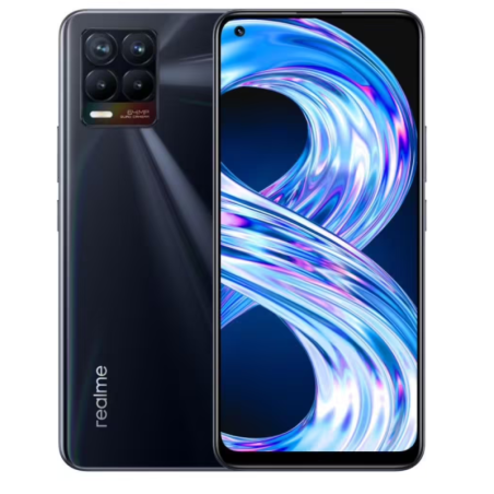 Realme 8 6 128 Go Noir Punk - Grade AB avec Boîte et Accessoires - Sma