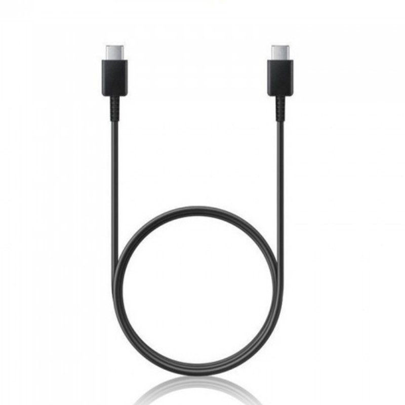 Samsung Câble USB-C vers USB-C EP-DG977BBE – Noir 100 W 3 A 1 m Samsung Câble USB-C vers USB-C EP-DG977BBE – Noir 100 W 3 A 1 m
