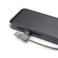 Batterie externe ECO – 12 000 mAh simili cuir avec câble