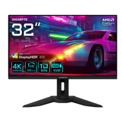 Écran Gaming GIGABYTE M32U M32U-EU 32" UHD - 3840 x 2160 / 144 Hz - Noir - Reconditionné avec Chargeur Câble |