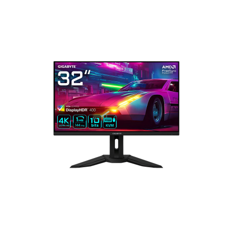 Écran Gaming GIGABYTE M32U M32U-EU 32" UHD - 3840 x 2160 / 144 Hz - Noir - Reconditionné avec Chargeur Câble |