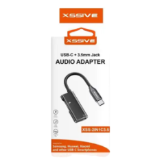 Adaptateur 2-en-1 3.5mm Jack / Type-C XSSIVE XSS-2IN1C3.5BR - Supports