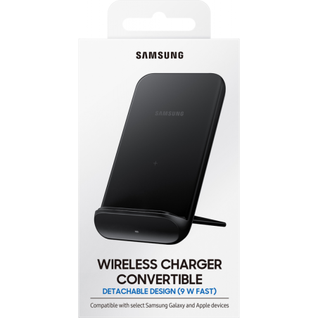 Chargeur Sans fil Vertical Samsung 9W Noir - Retail Box (Origine) - Al