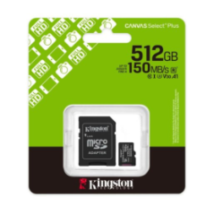 Carte mémoire microSD 512 Go Kingston Canvas Select Plus - SDCS3/512GB — Kingston · Smarty Paris 18e · Smarty Paris