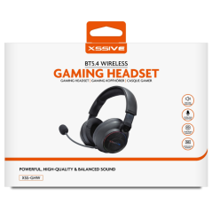 Casque Gaming Bluetooth XSSIVE XSS-GHW Noir | Smarty Paris 1