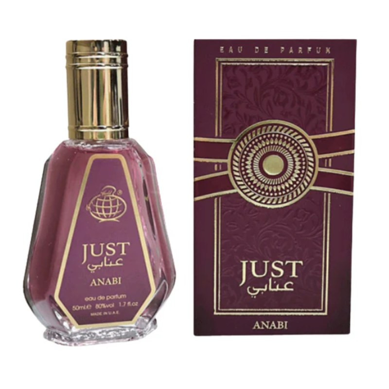 Eau de Parfum Fragrance World Just Anabi – Unisex 50ml Eau de Parfum Fragrance World Just Anabi – Unisex 50ml