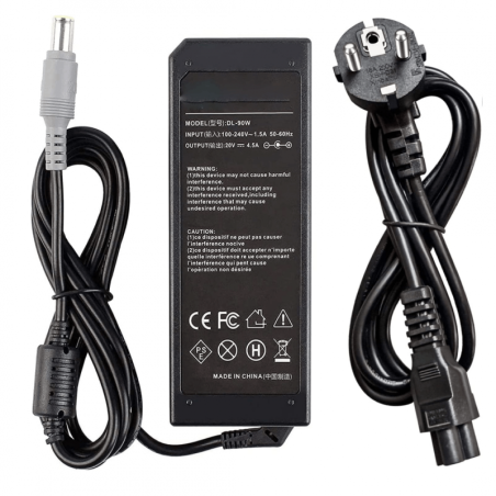 Chargeur Secteur PC IB 90W / 20V 4.5A Embout 7.9*5.5mm - Alimentation