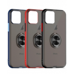 Coque de Protection Mate avec Support Bague Magnétique - iPhone 6-17 -