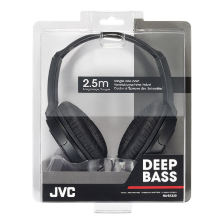 Casque Filaire JVC HA-RX330 Noir - Audio Ref A2292 | Smarty 