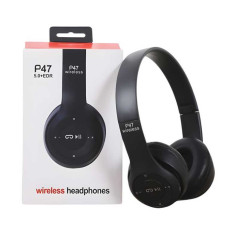 Casque Stéréo Bluetooth P47 - Noir - Audio Ref A1734 | Smart