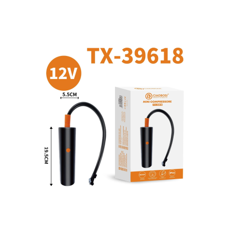 Mini Compresseur d’Air portable 12V pour Véhicule CIAOBOSI TX-39618 | Smarty Paris