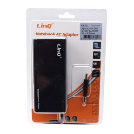 Chargeur Secteur PC DELL 90W / 19.5V 4.62A Embout 4.5*3mm Li