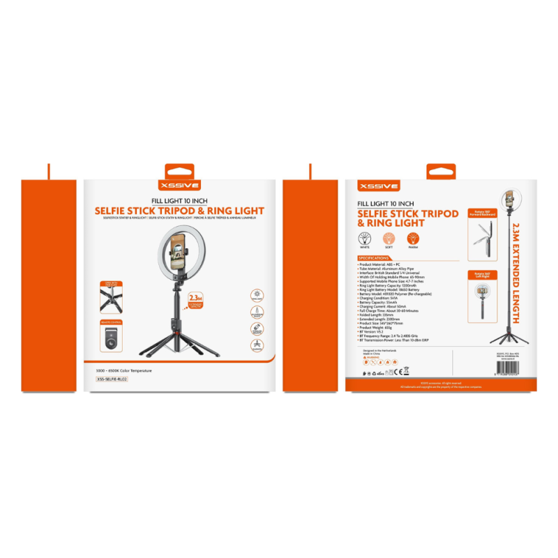 Perche à Selfie Quaripode XSSIVE XSS - SELFIE7 - 1.8M — Accessoire · Smarty Paris 18e