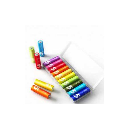 Piles Alcalines AA Xiaomi 10pcs Multi-Couleurs - Supports Ref A0210 EO