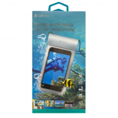 Sac Étanche DEVIA pour Smartphone Blanc/Noir - Supports Ref F1556 | Sm