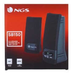 Enceinte NGS SB 150 2.0 USB Avec On/Off Interrupteur-Volume 