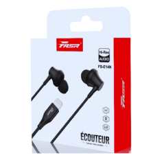 Écouteurs Avec Fil Lithning E14N FASR - Noir - Audio Ref A26