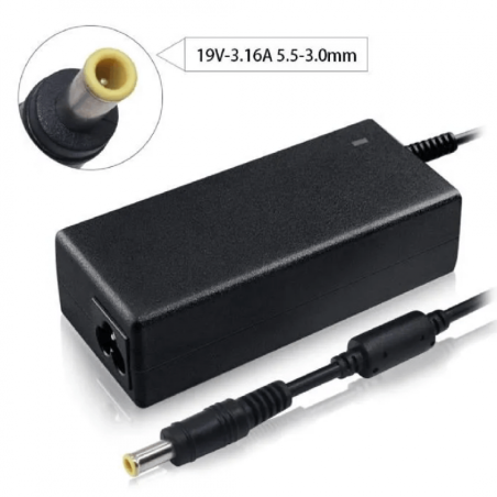 Chargeur Secteur PC Samsung 65W / 19V 3.16A Embout 5.5*3.0mm - Informa