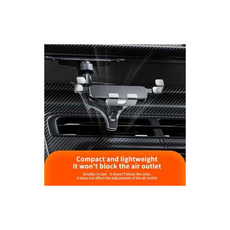 Support de téléphone voiture à écran pliable - Fixation sur ventilatio