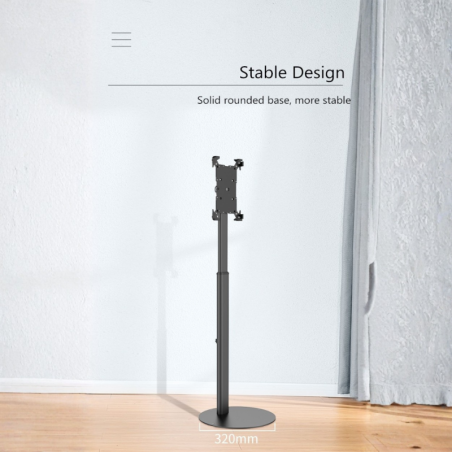 Support à Plateau à Hauteur Réglable avec Anti-Vol et Serrure - Pied Métallique Télescopique et Multif… — ECO · Smarty Paris 18e