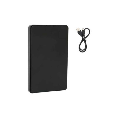 Boîtier Disque Dur Externe USB 2.0 pour Ordinateur Portable 2.5 Pouces - Noir