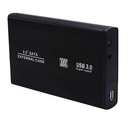 Boîtier Disque Dur Externe USB 3.0 pour Ordinateur Portable 3.5 Pouces