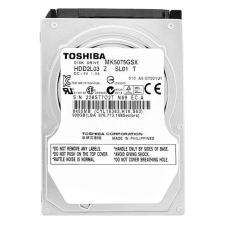 Toshiba Hard Drive MK5075GSX 500GB SATA | Smarty