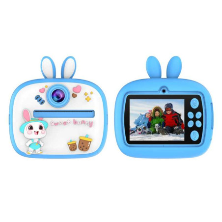Appareil photo instantané enfant Lapin bleu | Smarty