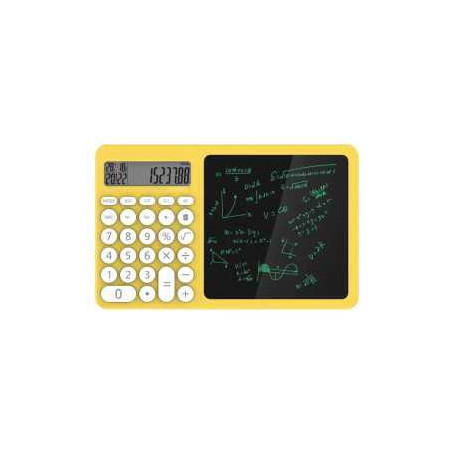 Calculatrice LCD Tablette d'écriture pour enfants - Jaune Ref G3140 |