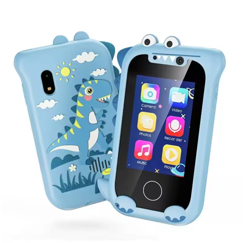 Toy Smartphone ECO KP08 Dinosaur – IPS screen, dual camera, Blue