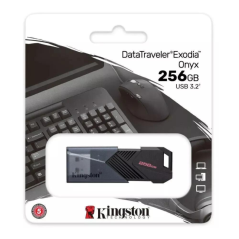 Clé USB Kingston DataTraveler Exodia Onyx 256 Go - Noir - Al