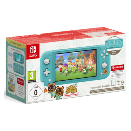 Console Switch Lite Nintendo Turquoise + Animal Crossing + Abonnement