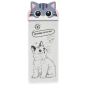 Magnetic LCD Writing Tablet ECO 7.4-inch – Cat Pattern, White