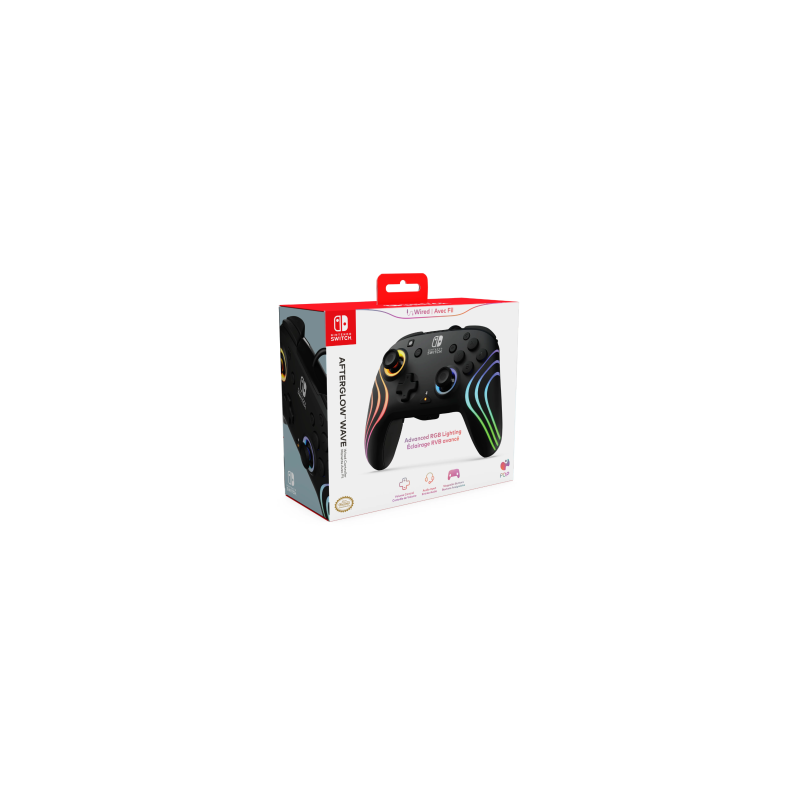 Manette Filiaire PDP Afterglow Wave pour Nintendo Switch - Noir Manette Filiaire PDP Afterglow Wave pour Nintendo Switch - Noir