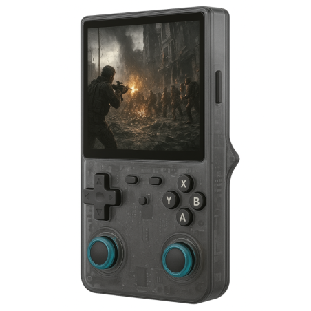 Mini Console de Jeu Vidéo Portable R36 ULTRA Écran 4" 64 Go - Noir - G