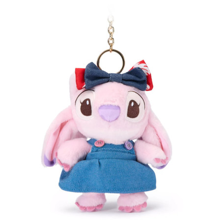 Disney Angel Denim Plush Keychain 15 cm