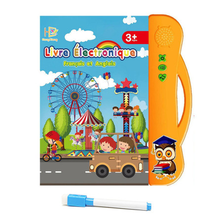 Livre interactif tactile ECO – Bilingue français-anglais sonore pour enfants