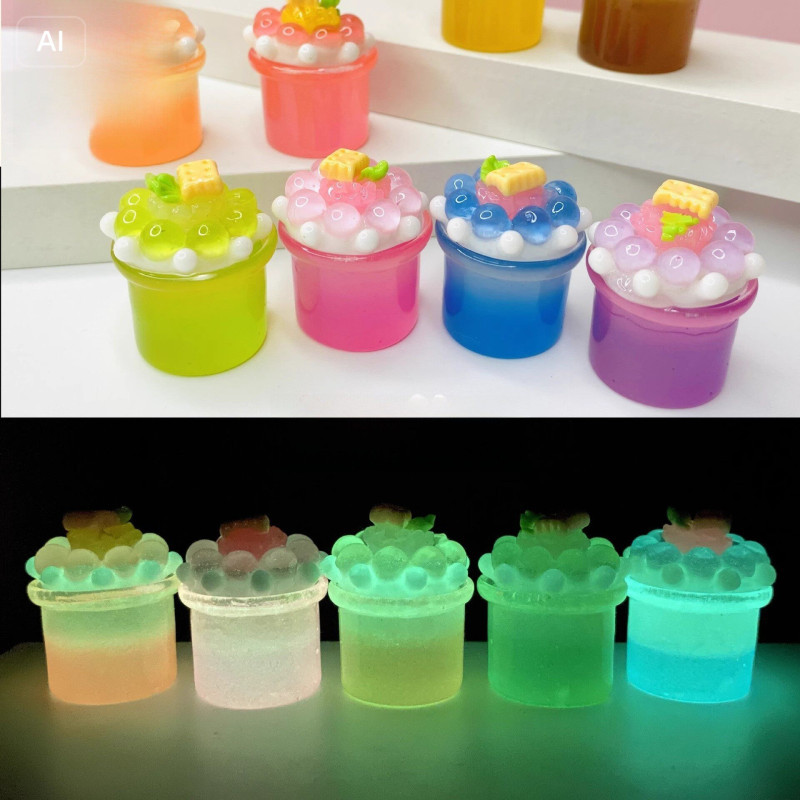 Sachet surprise animaux miniatures 3D ECO – Luminescents style gâteau lumineux