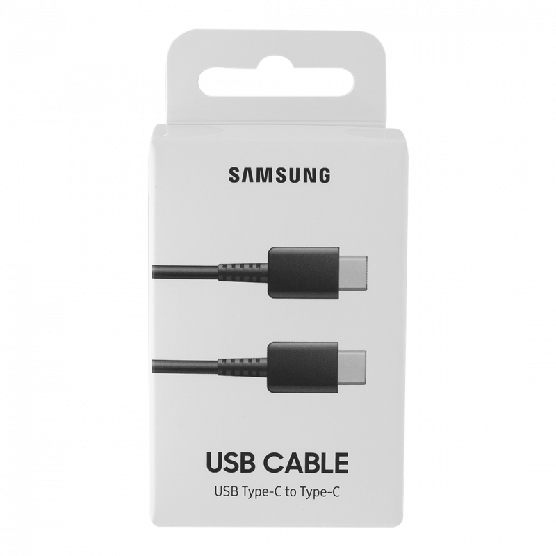 Câble Type-C / Type-C Samsung 5A 100W Noir - Retail Box (Origine)