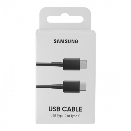 Câble Type-C / Type-C Samsung 5A 100W Noir - Retail Box (Origine)