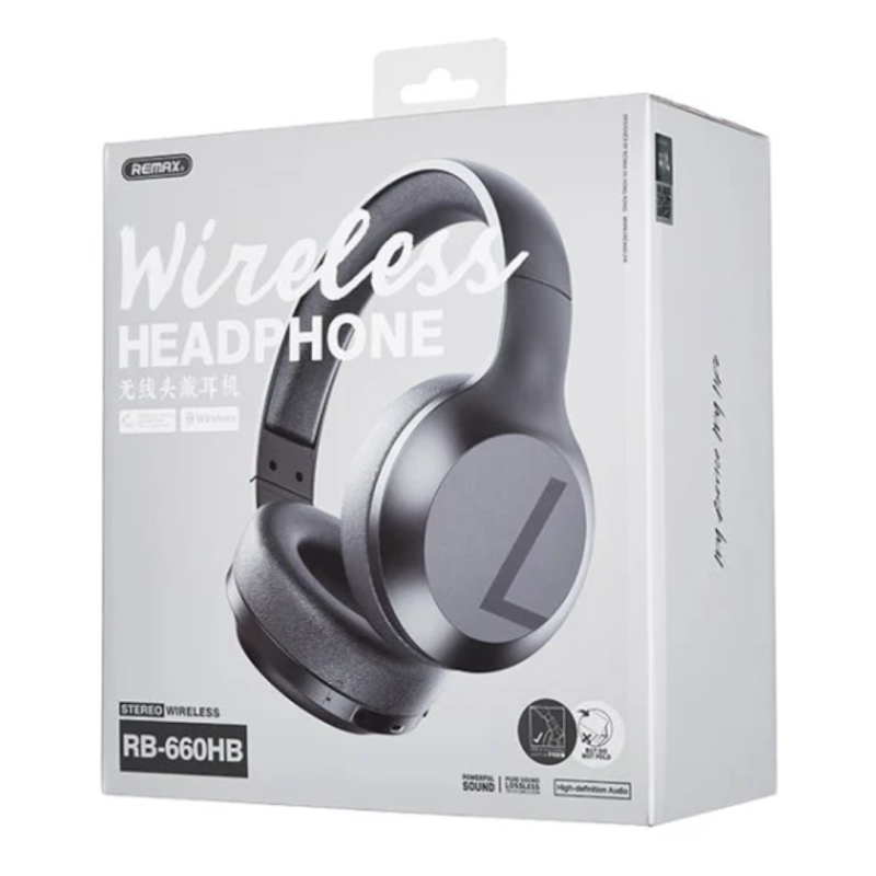 Wireless Stereo Bluetooth Headphones REMAX RB-660HB – Black