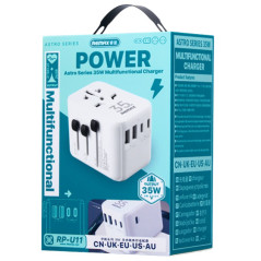 Chargeur voyage 35W REMAX RP-U11 multi-prise