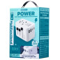 Chargeur de voyage REMAX Astro Series RP-U11 – 35W, UK/US/EU/AU/CN, blanc